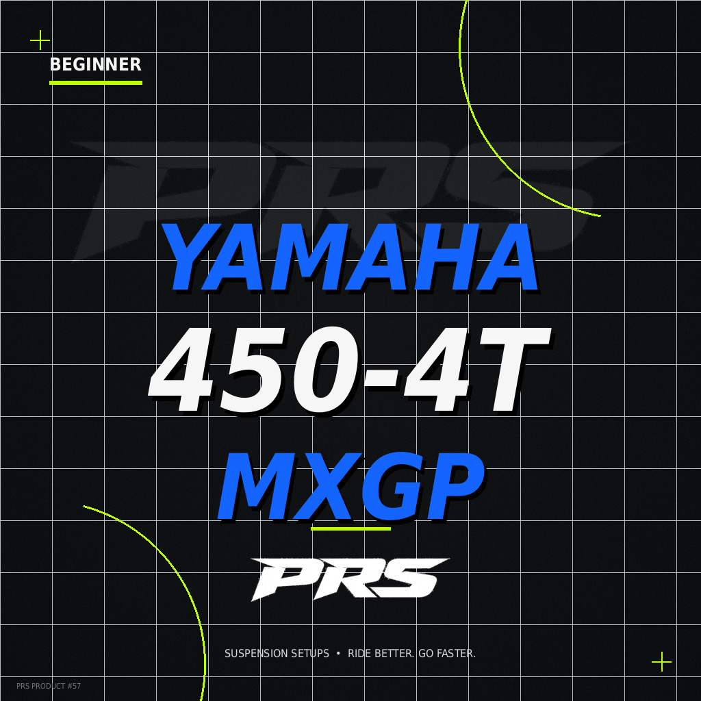 PRS Beginner Yamaha 450-4T MXGP suspension setup