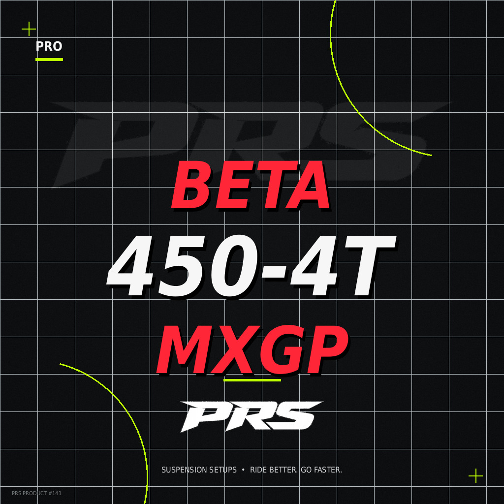 PRS Beta 450-4T MXGP suspension setup