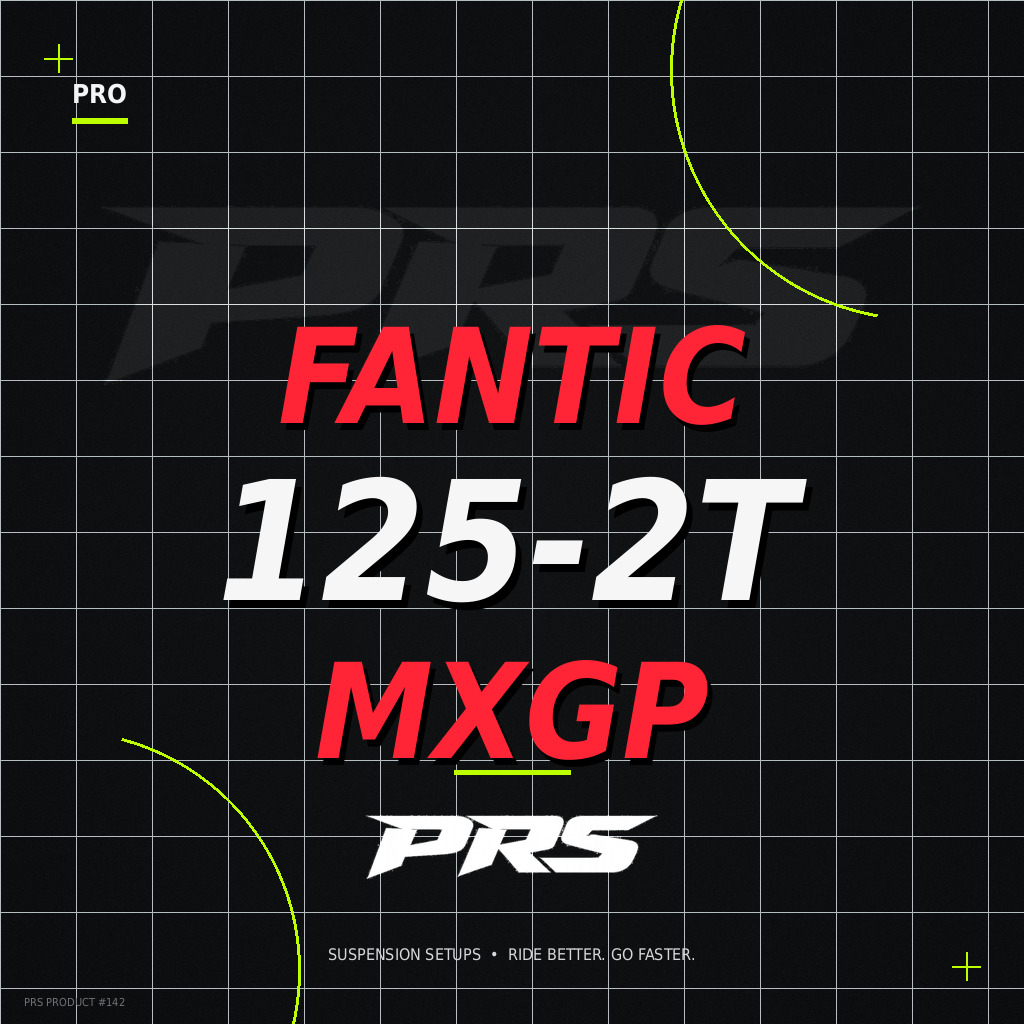 PRS Fantic 125-2T MXGP suspension setup