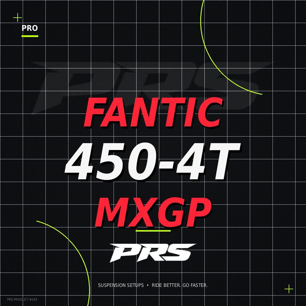 PRS Fantic 450-4T MXGP setup