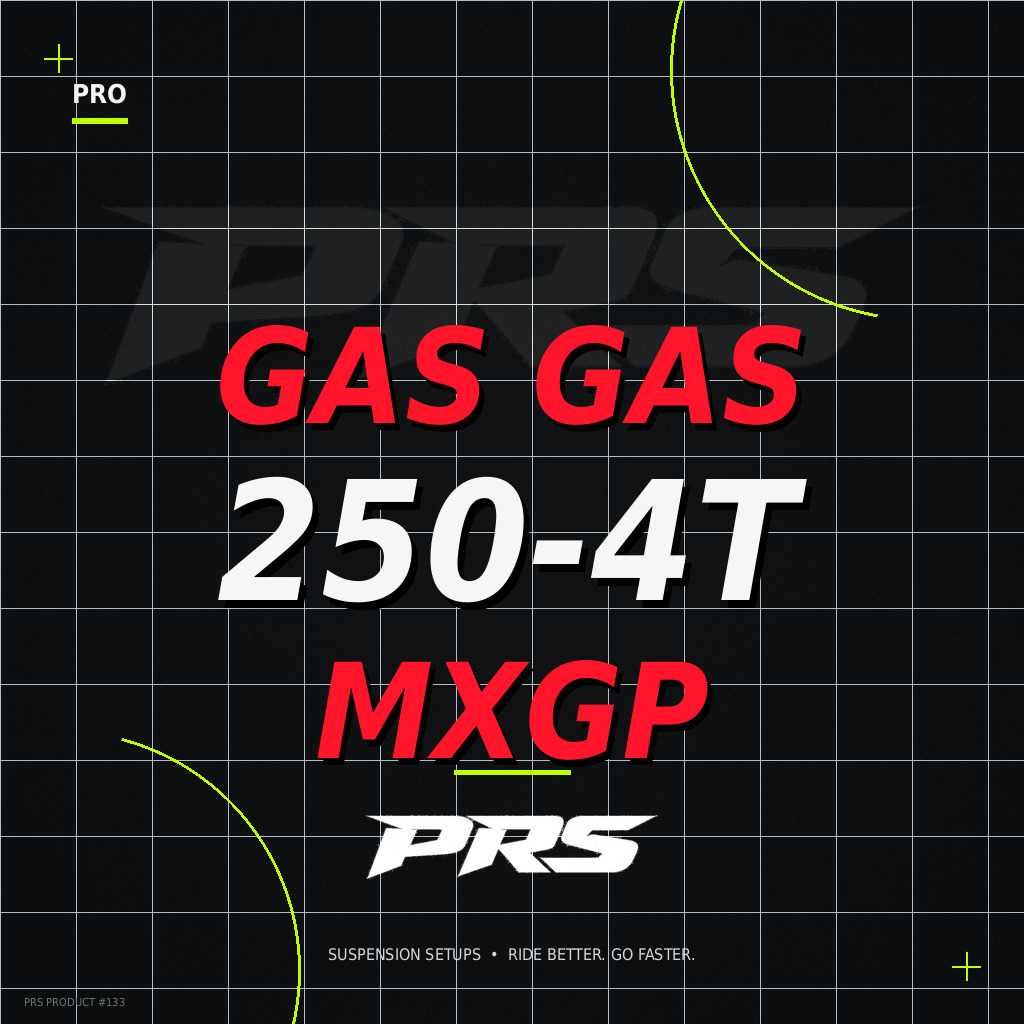 PRS Gas Gas 250-4T MXGP suspension setup