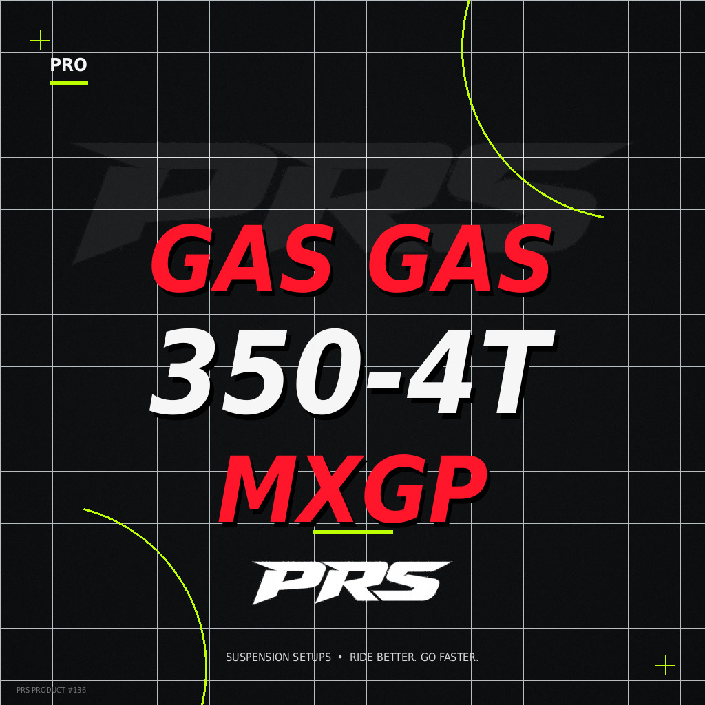 PRS Gas Gas 350-4T MXGP suspension setup