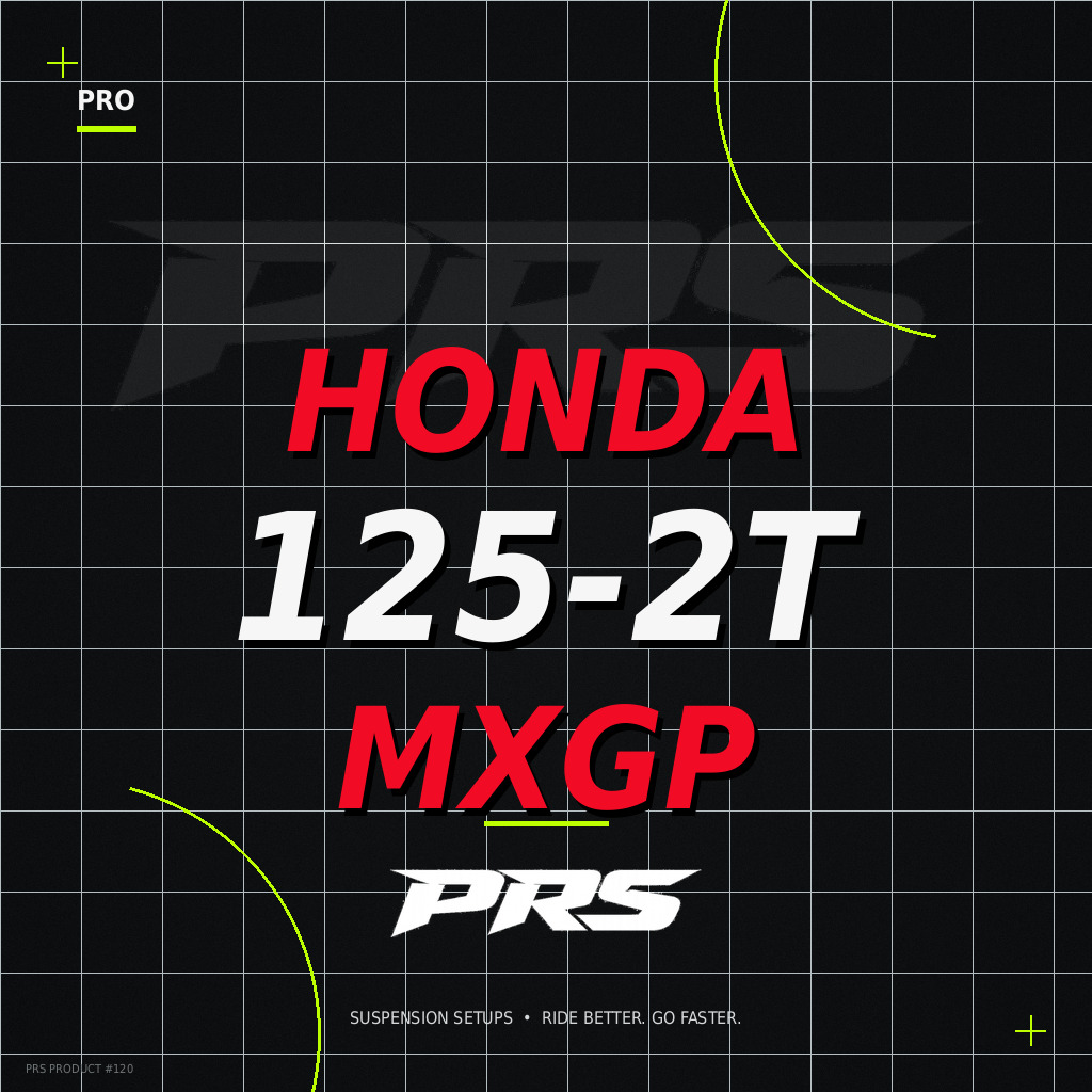 PRS Honda 125-2T MXGP suspension setup