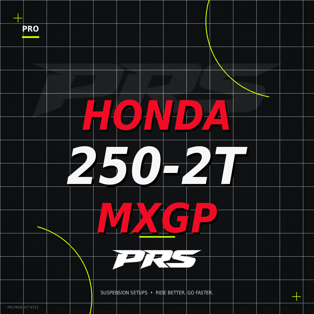 PRS Honda 250-2T MXGP suspension setup