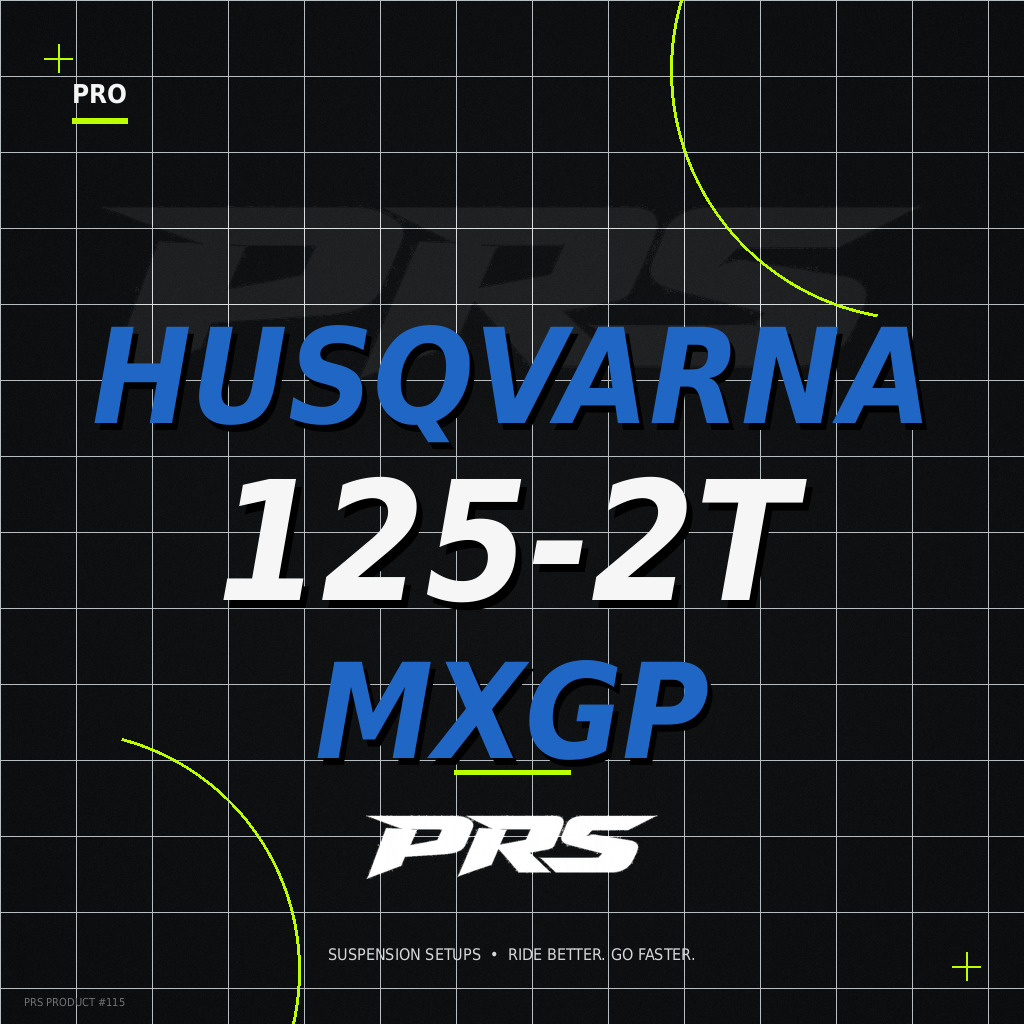 PRS Husqvarna 125-2T MXGP suspension setup