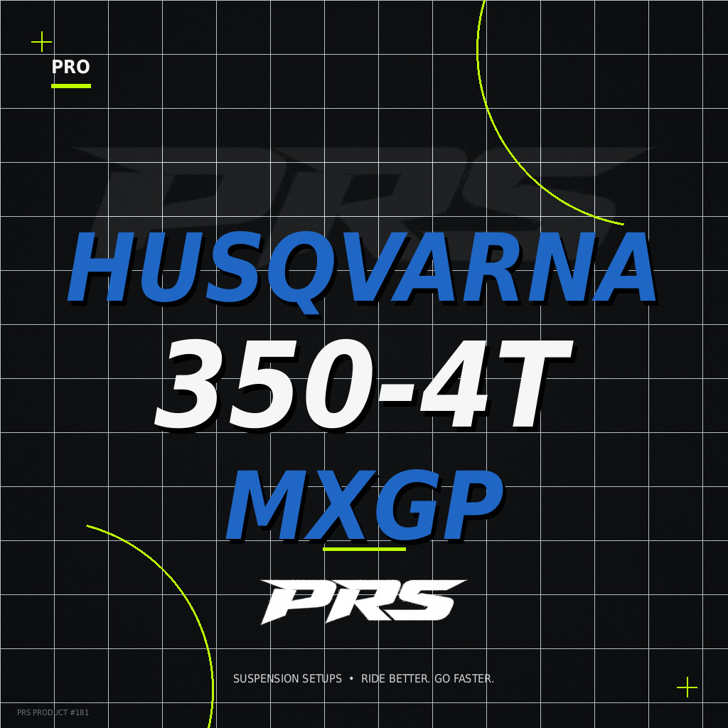 PRS Husqvarna 350-4T MXGP setup