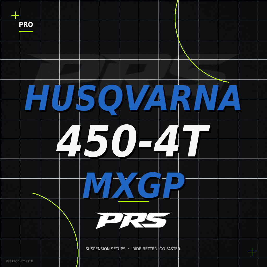 PRS Husqvarna 450-4T MXGP suspension setup