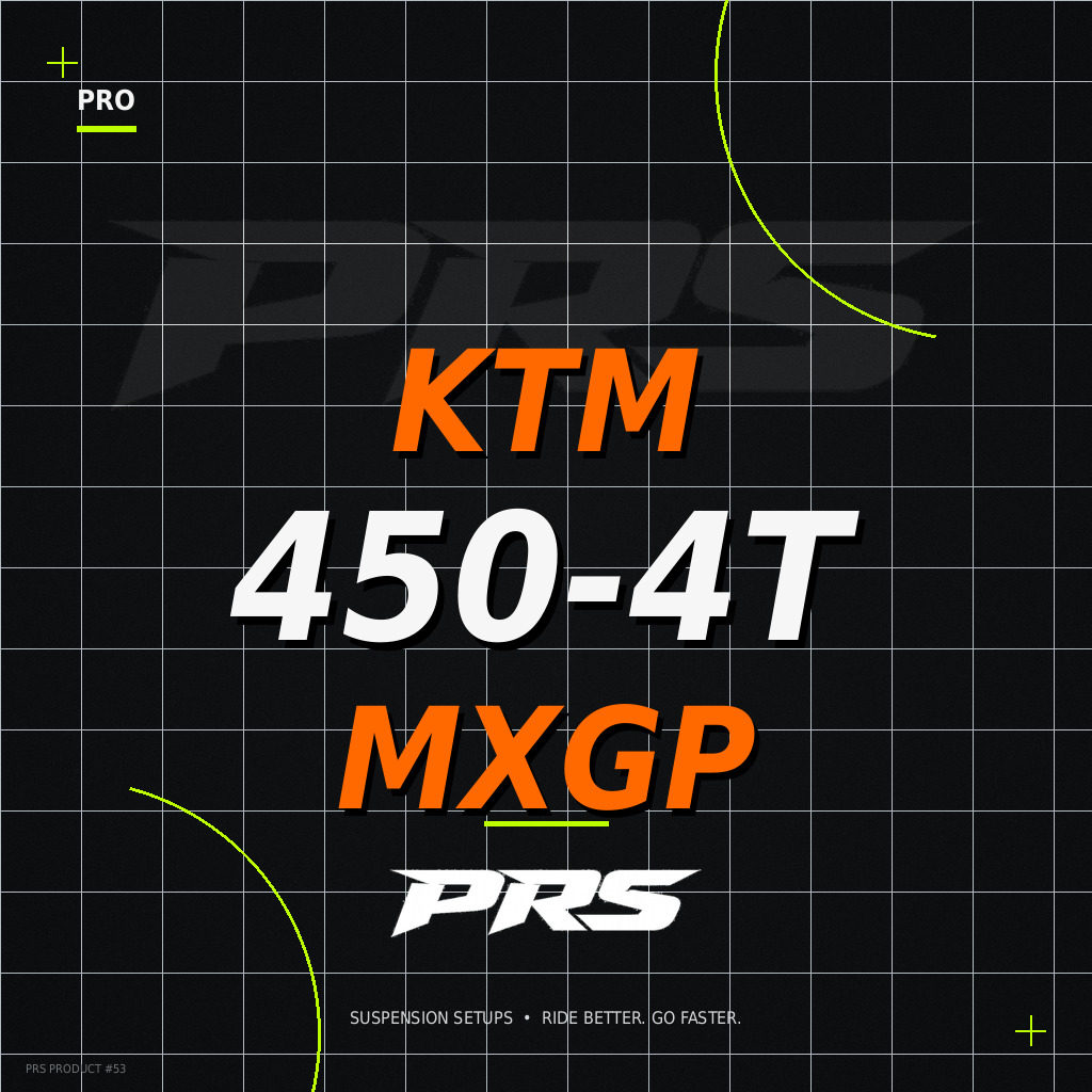 PRS KTM 450-4T MXGP suspension setup