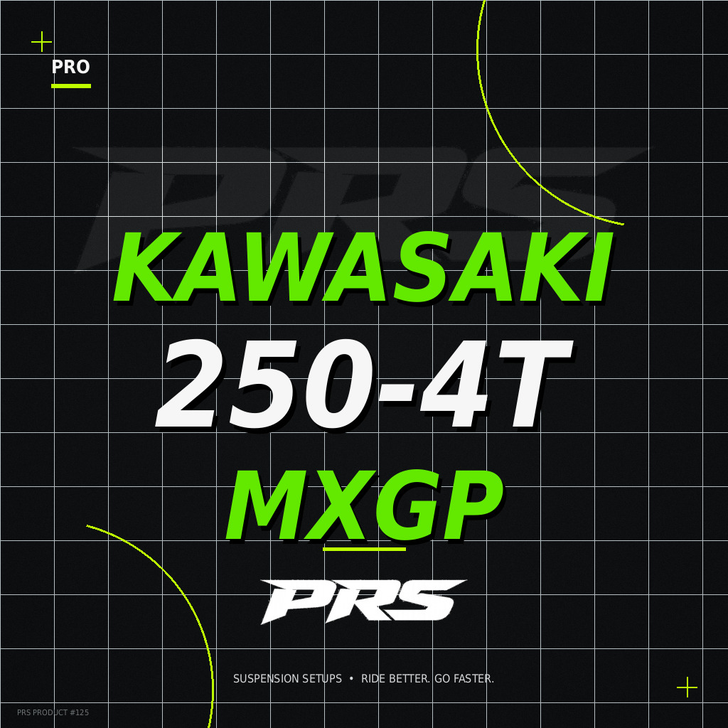 PRS Kawasaki 250-4T MXGP suspension setup