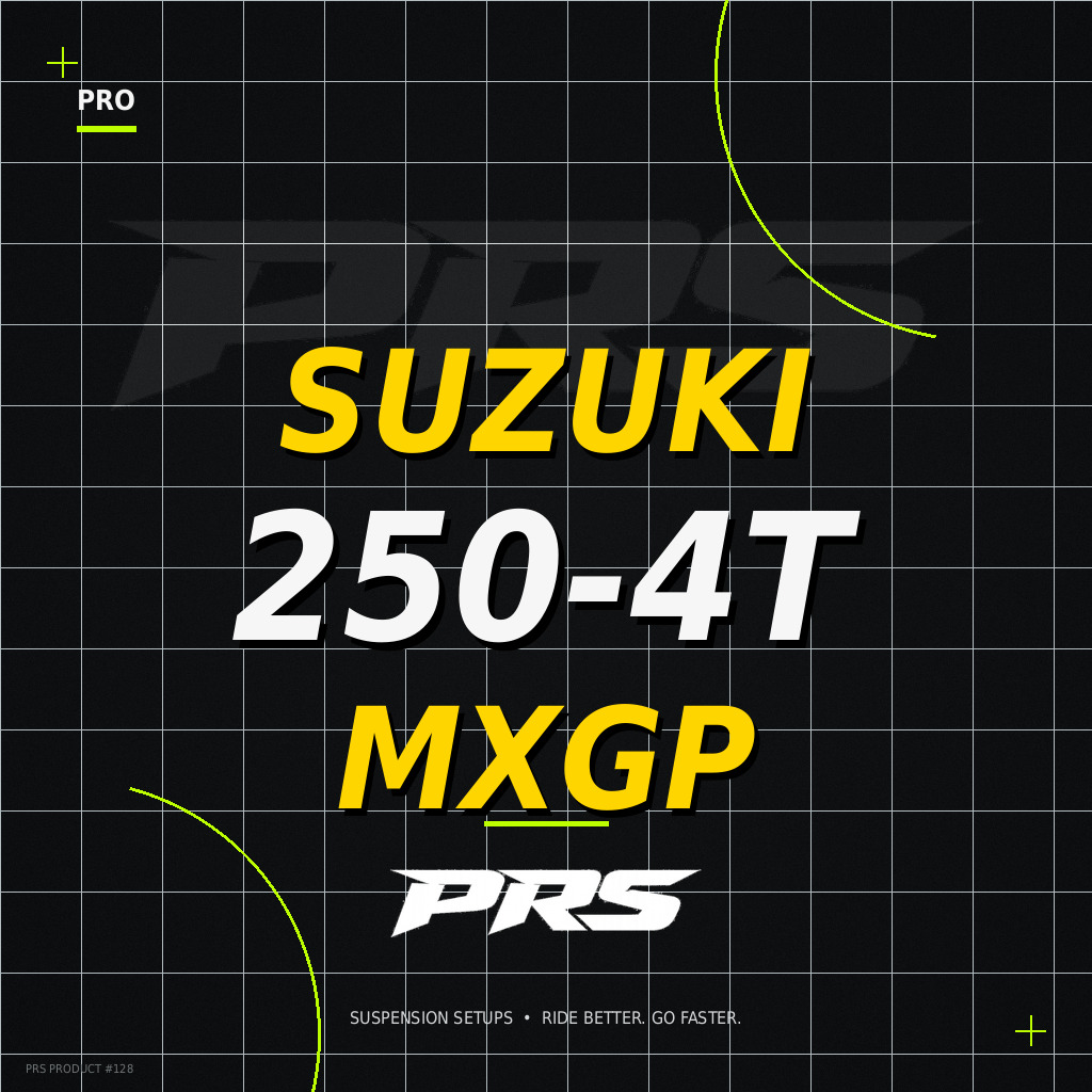 PRS Suzuki 250-4T MXGP suspension setup