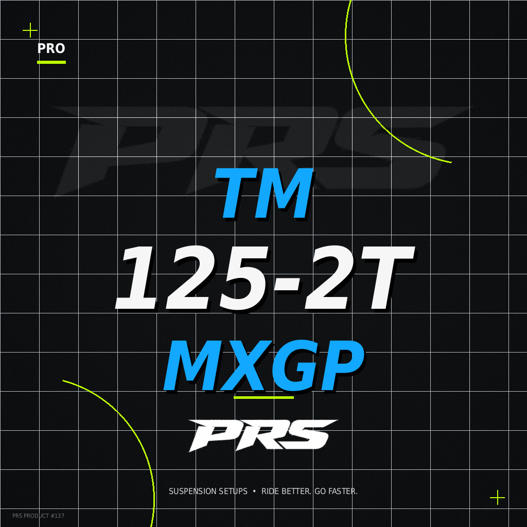 PRS TM 125-2T MXGP suspension setup