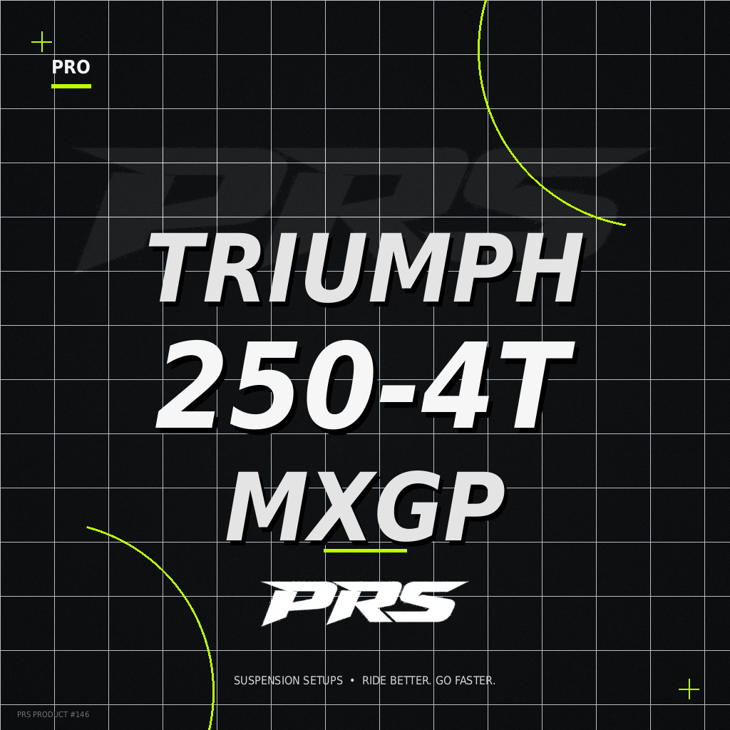 PRS Triumph 250-4T MXGP setup