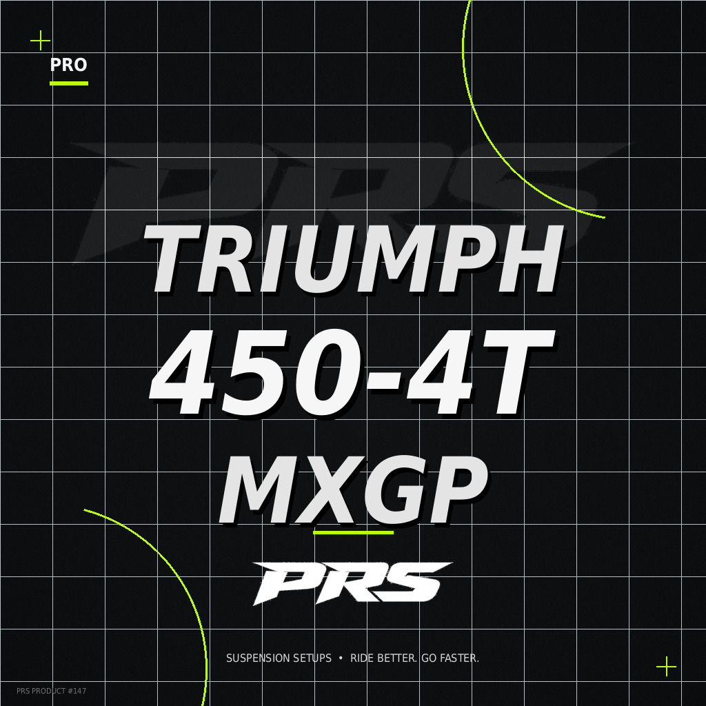 PRS Triumph 450-4T MXGP setup