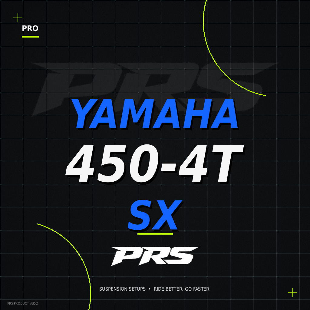 PRS Yamaha 450-4T SX setup